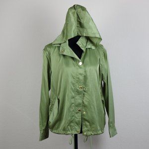 NWT Michael Kors Packable Hooded Light Sage Jacket